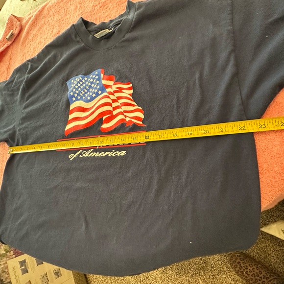 United State of America- Hanes Heavyweight T-Shirt Size XL - Picture 2 of 4